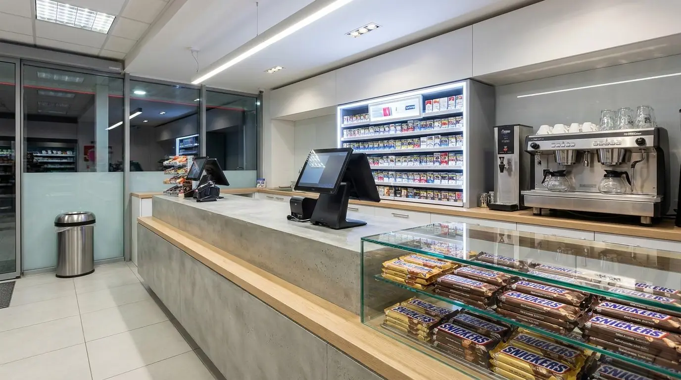 Эталон: АЗС / касса